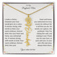 To My Boyfriends Mom Birth flower Name Necklace-[Heartfelt Family Gift]