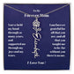 To My Forever Mom  Personalized Birth Flower Name Necklace Gift for Stepmom Foster Mother-[Heartfelt Family Gift]