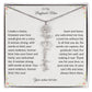 To My Boyfriends Mom Birth flower Name Necklace-[Heartfelt Family Gift]