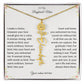 To My Boyfriends Mom Birth flower Name Necklace-[Heartfelt Family Gift]