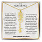 To My Boyfriends Mom Birthflower Necklace Gift-[Heartfelt Family Gift]