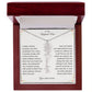 To My Boyfriends Mom Birth flower Name Necklace-[Heartfelt Family Gift]
