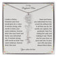 To My Boyfriends Mom Birth flower Name Necklace-[Heartfelt Family Gift]