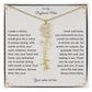 To My Boyfriends Mom Birth flower Name Necklace-[Heartfelt Family Gift]