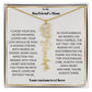 To My Boyfriends Mom Birthflower Necklace Gift-[Heartfelt Family Gift]