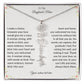 To My Boyfriends Mom Birth flower Name Necklace-[Heartfelt Family Gift]