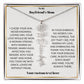 To My Boyfriends Mom Birthflower Necklace Gift-[Heartfelt Family Gift]