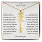 To My Boyfriends Mom Birth flower Name Necklace-[Heartfelt Family Gift]