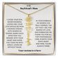 To My Boyfriends Mom Birthflower Necklace Gift-[Heartfelt Family Gift]