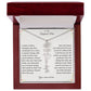 To My Boyfriends Mom Birth flower Name Necklace-[Heartfelt Family Gift]