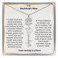 To My Boyfriends Mom Birthflower Necklace Gift-[Heartfelt Family Gift]
