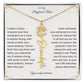 To My Boyfriends Mom Birth flower Name Necklace-[Heartfelt Family Gift]