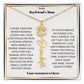 To My Boyfriends Mom Birthflower Necklace Gift-[Heartfelt Family Gift]