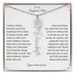 To My Boyfriends Mom Birth flower Name Necklace-[Heartfelt Family Gift]