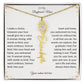 To My Boyfriends Mom Birth flower Name Necklace-[Heartfelt Family Gift]