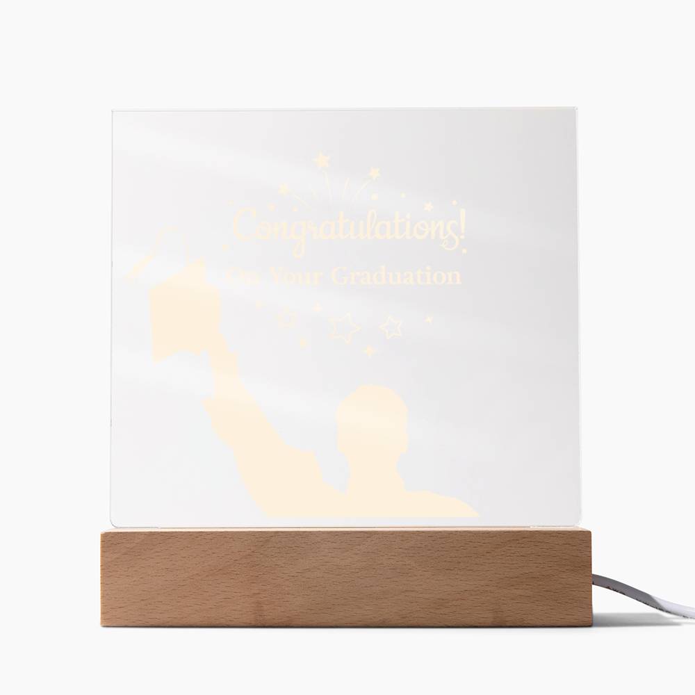 Congratulations On Your Graduation Graduation Plaque Gift-[Heartfelt Family Gift]