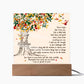 Daughter Never Forget I Love You Lighted Acrylic Plaque-[Heartfelt Family Gift]