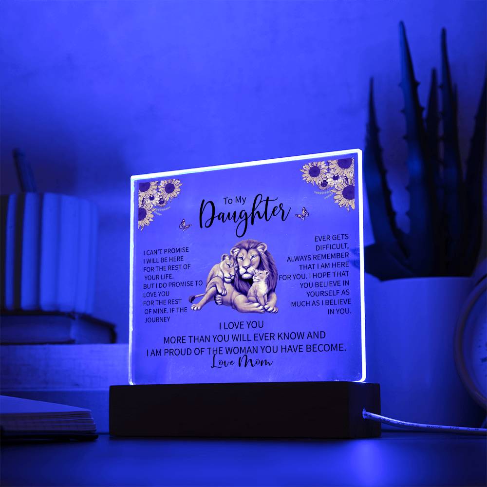 To My Daughter LED Acrylic Gift-[Heartfelt Family Gift]