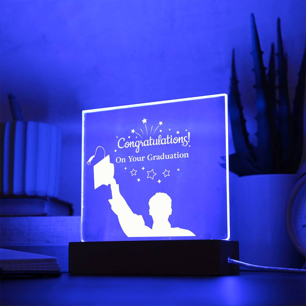 Congratulations On Your Graduation Graduation Plaque Gift-[Heartfelt Family Gift]