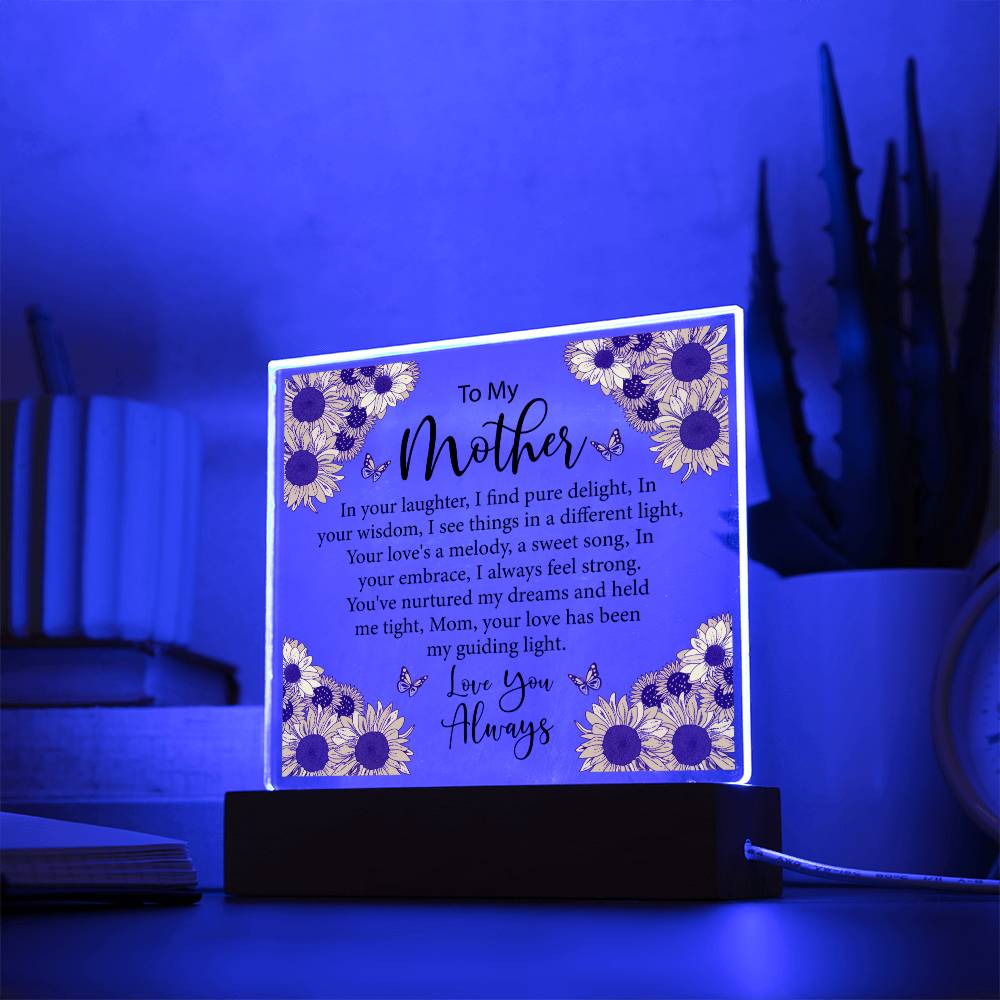 To My Mother Sunflower Acrylic Gift-[Heartfelt Family Gift]
