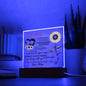 Personalized Name Sunflower Acrylic For Daughter-[Heartfelt Family Gift]