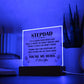 Stepdad Lighted Acrylic Plaque-[Heartfelt Family Gift]