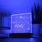 Aries Lighted Acrylic Plaque-[Heartfelt Family Gift]