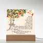 Daughter Never Forget I Love You Lighted Acrylic Plaque-[Heartfelt Family Gift]