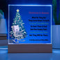 Personalized LED Christmas in Heaven Memorial Plaque - Unique Holiday Gift-[Heartfelt Family Gift]