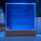 Mom definition Square Acrylic Plaque-[Heartfelt Family Gift]