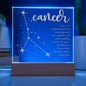 Cancer Lighted Acrylic Plaque-[Heartfelt Family Gift]