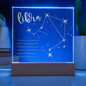 Libra Lighted Acrylic Plaque-[Heartfelt Family Gift]