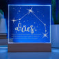 Aries Lighted Acrylic Plaque-[Heartfelt Family Gift]