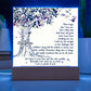 Daughter Never Forget I Love You Lighted Acrylic Plaque-[Heartfelt Family Gift]