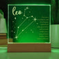 Leo Lighted Acrylic Plaque-[Heartfelt Family Gift]