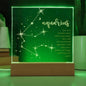 Aquarius Lighted Acrylic Plaque-[Heartfelt Family Gift]