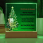 Personalized LED Christmas in Heaven Memorial Plaque - Unique Holiday Gift-[Heartfelt Family Gift]