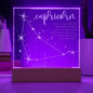Capricorn Lighted Acrylic Plaque-[Heartfelt Family Gift]