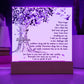 Daughter Never Forget I Love You Lighted Acrylic Plaque-[Heartfelt Family Gift]