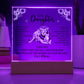 To My Daughter LED Acrylic Gift-[Heartfelt Family Gift]