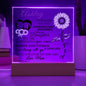 Personalized Name Sunflower Acrylic For Daughter-[Heartfelt Family Gift]