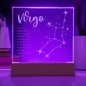 Virgo Lighted Acrylic Plaque-[Heartfelt Family Gift]