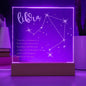 Libra Lighted Acrylic Plaque-[Heartfelt Family Gift]