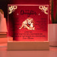 To My Daughter LED Acrylic Gift-[Heartfelt Family Gift]