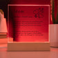 Mom definition Square Acrylic Plaque-[Heartfelt Family Gift]