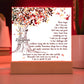 Daughter Never Forget I Love You Lighted Acrylic Plaque-[Heartfelt Family Gift]