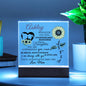Personalized Name Sunflower Acrylic For Daughter-[Heartfelt Family Gift]
