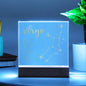 Virgo Lighted Acrylic Plaque-[Heartfelt Family Gift]