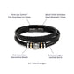 Daddy Love Your Forever Men's Bracelet-[Heartfelt Family Gift]