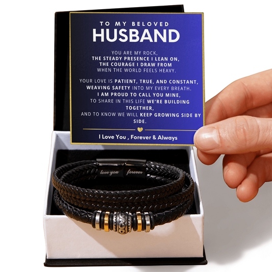 Husband Love You Forever Bracelet